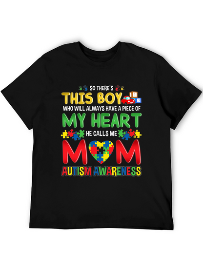 Autism Awareness This Boy T-Shirt - Mom