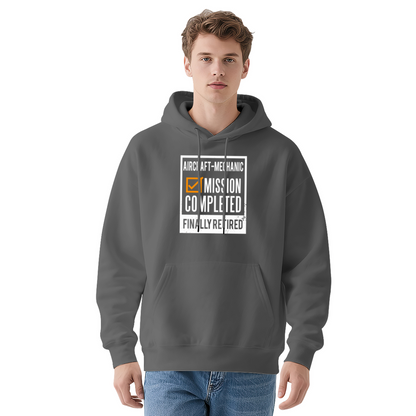 Trendy Hooded Sweatshirt - Navy Blue Hoodie