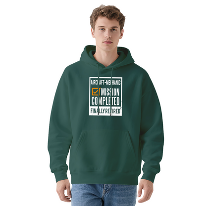 Trendy Hooded Sweatshirt - Navy Blue Hoodie