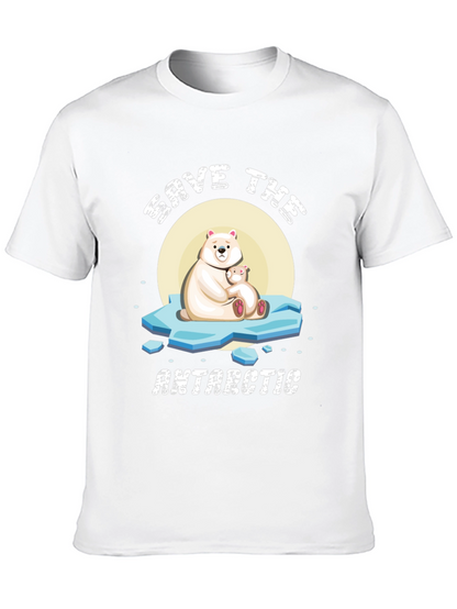 Save the Antarctic Graphic Tee - Black T-Shirt