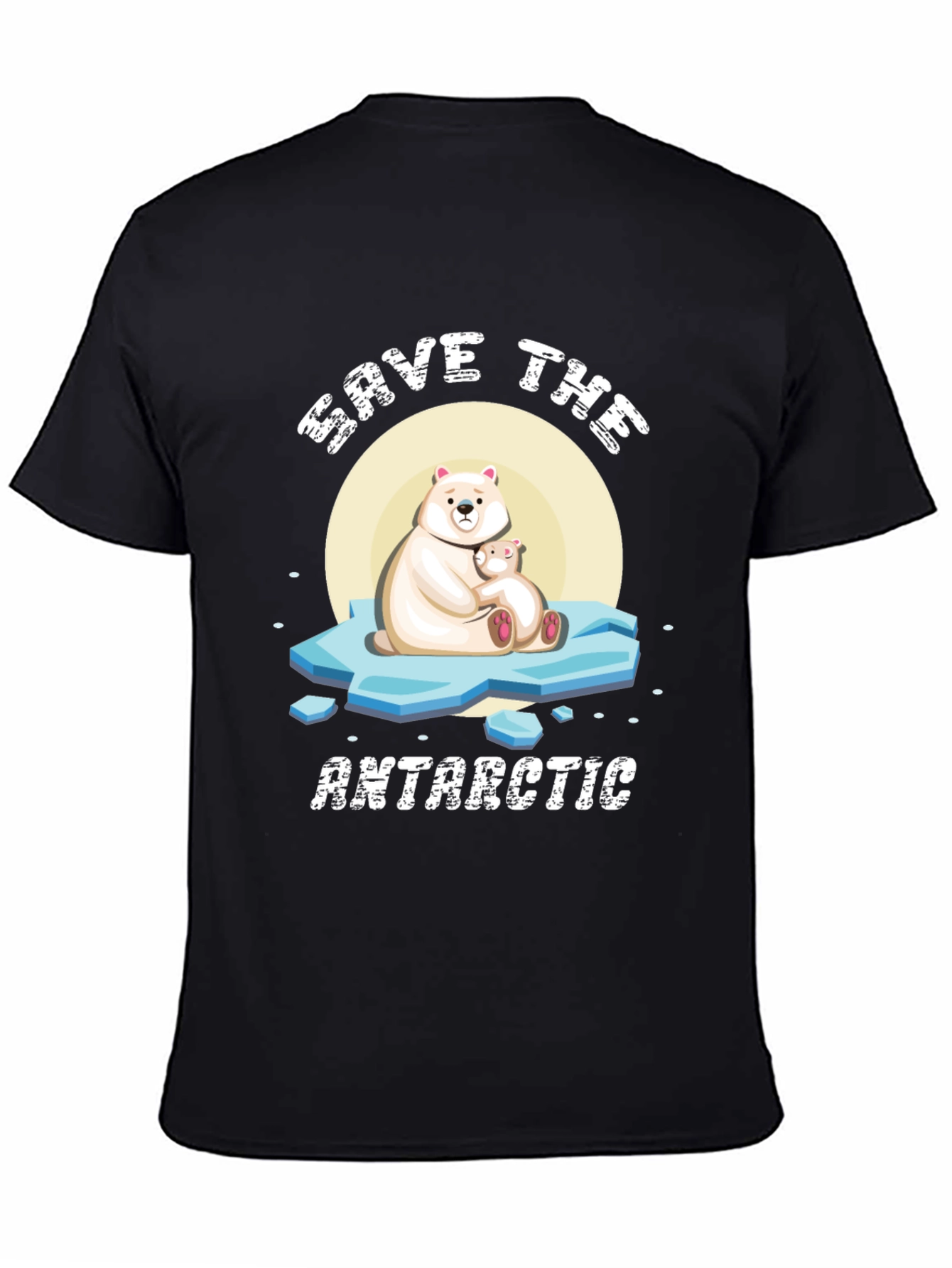 Save the Antarctic Graphic Tee - Black T-Shirt