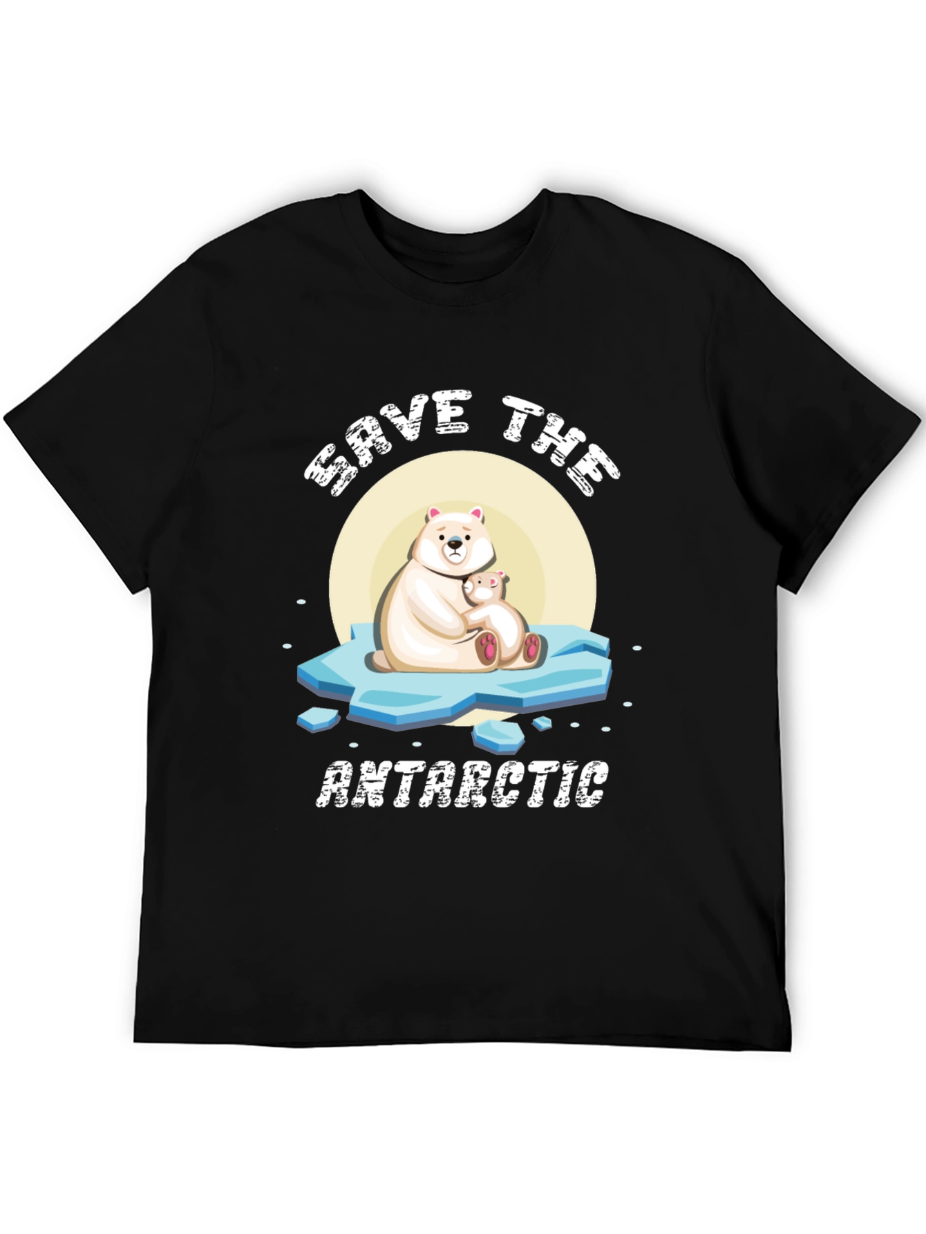 Save the Antarctic Graphic Tee - Black T-Shirt