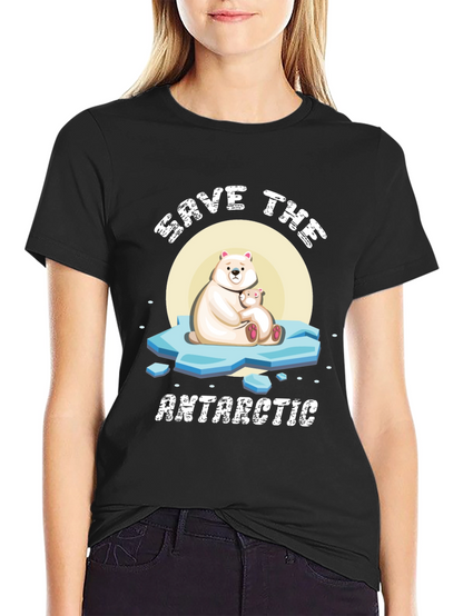 Save the Antarctic Graphic Tee - Black T-Shirt