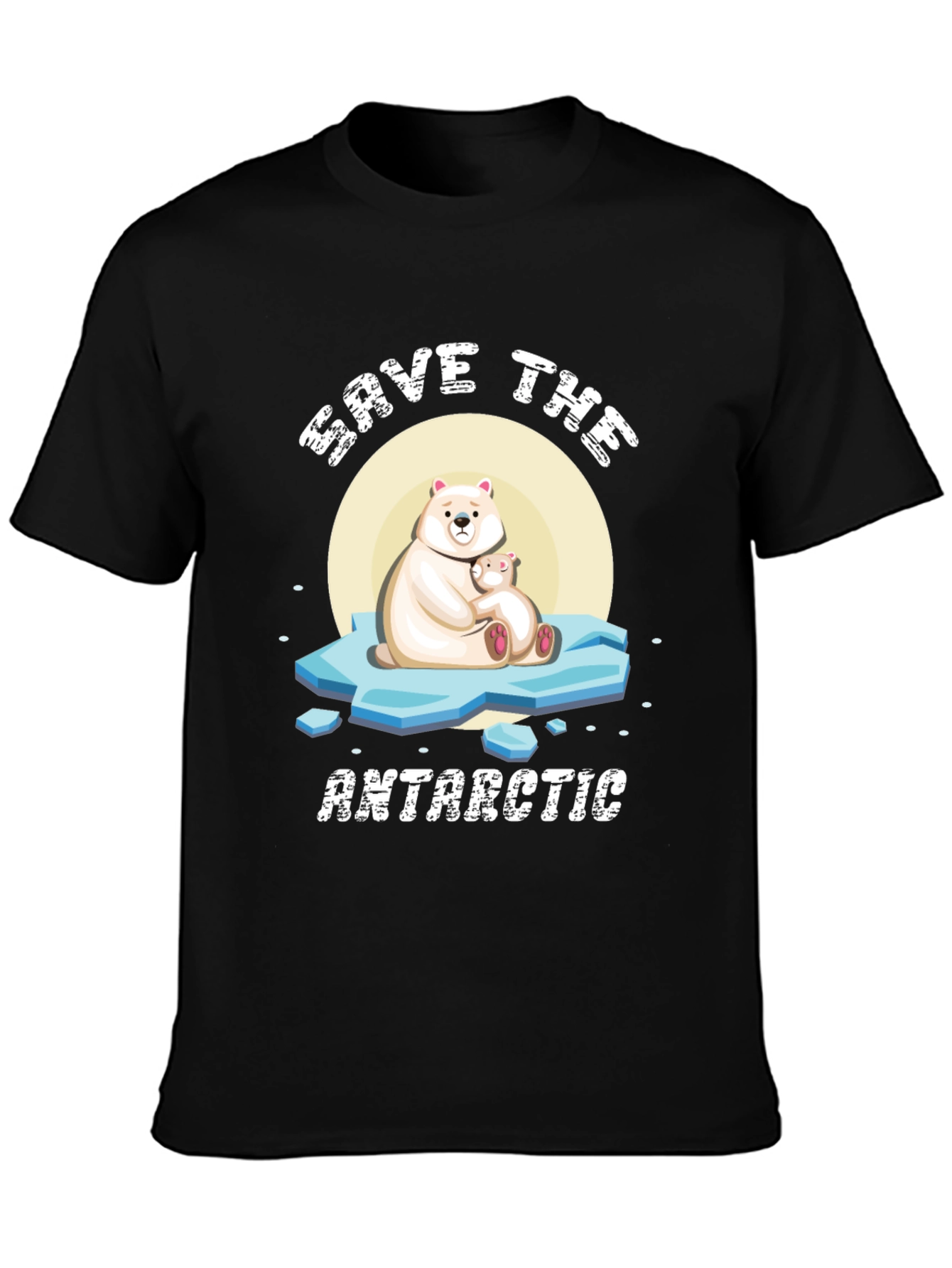 Save the Antarctic Graphic Tee - Black T-Shirt