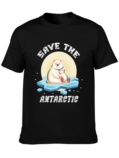 Save the Antarctic Graphic Tee - Black T-Shirt