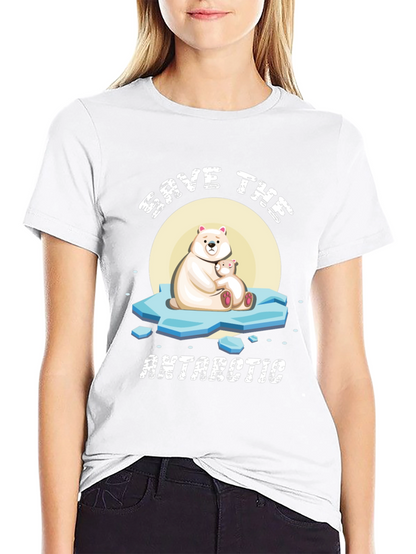 Save the Antarctic Graphic Tee - Black T-Shirt
