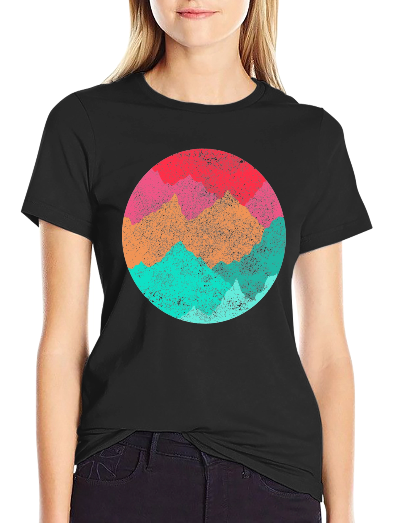 Retro Mountain Range Graphic Tee