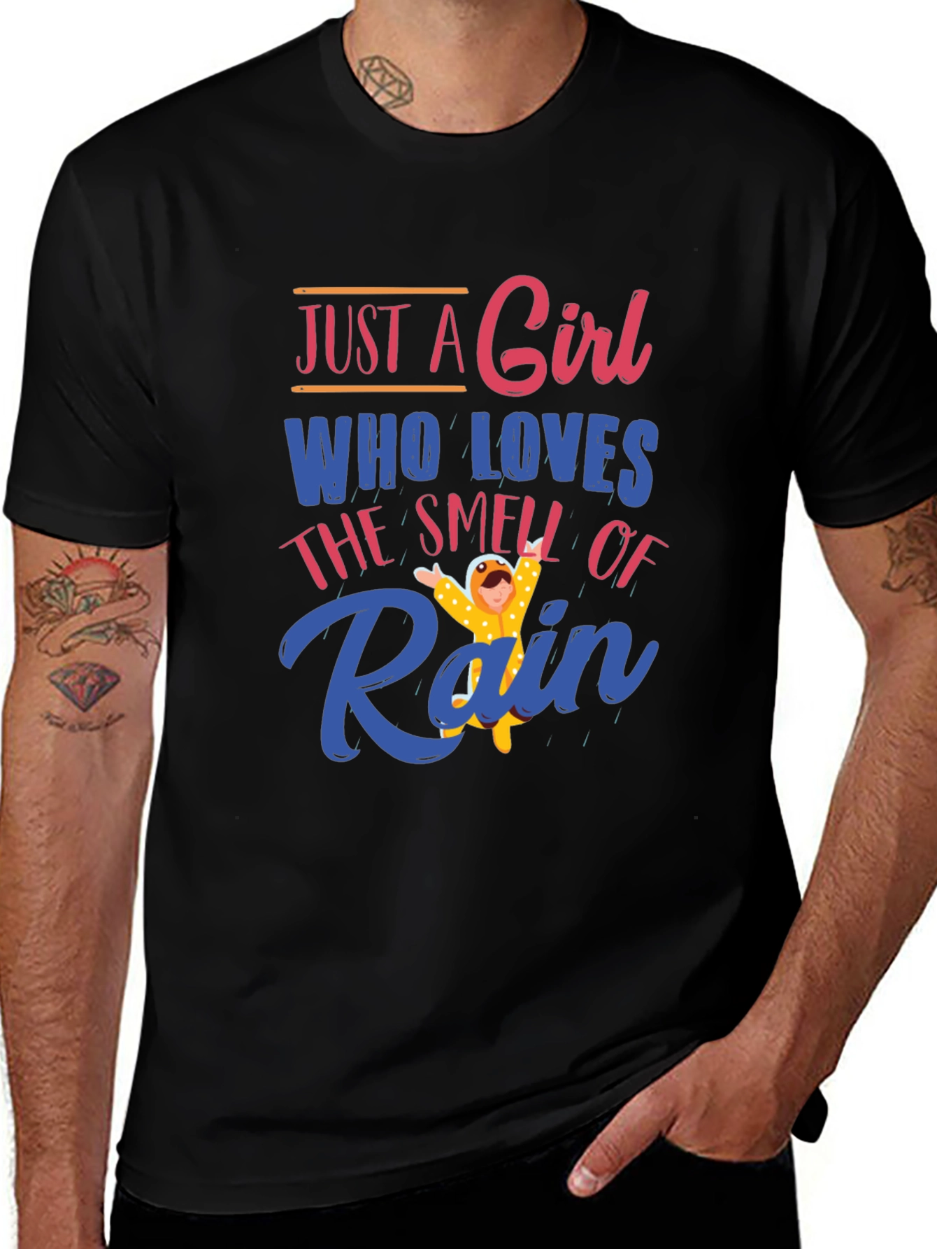 Girl Who Loves Rain T-Shirt