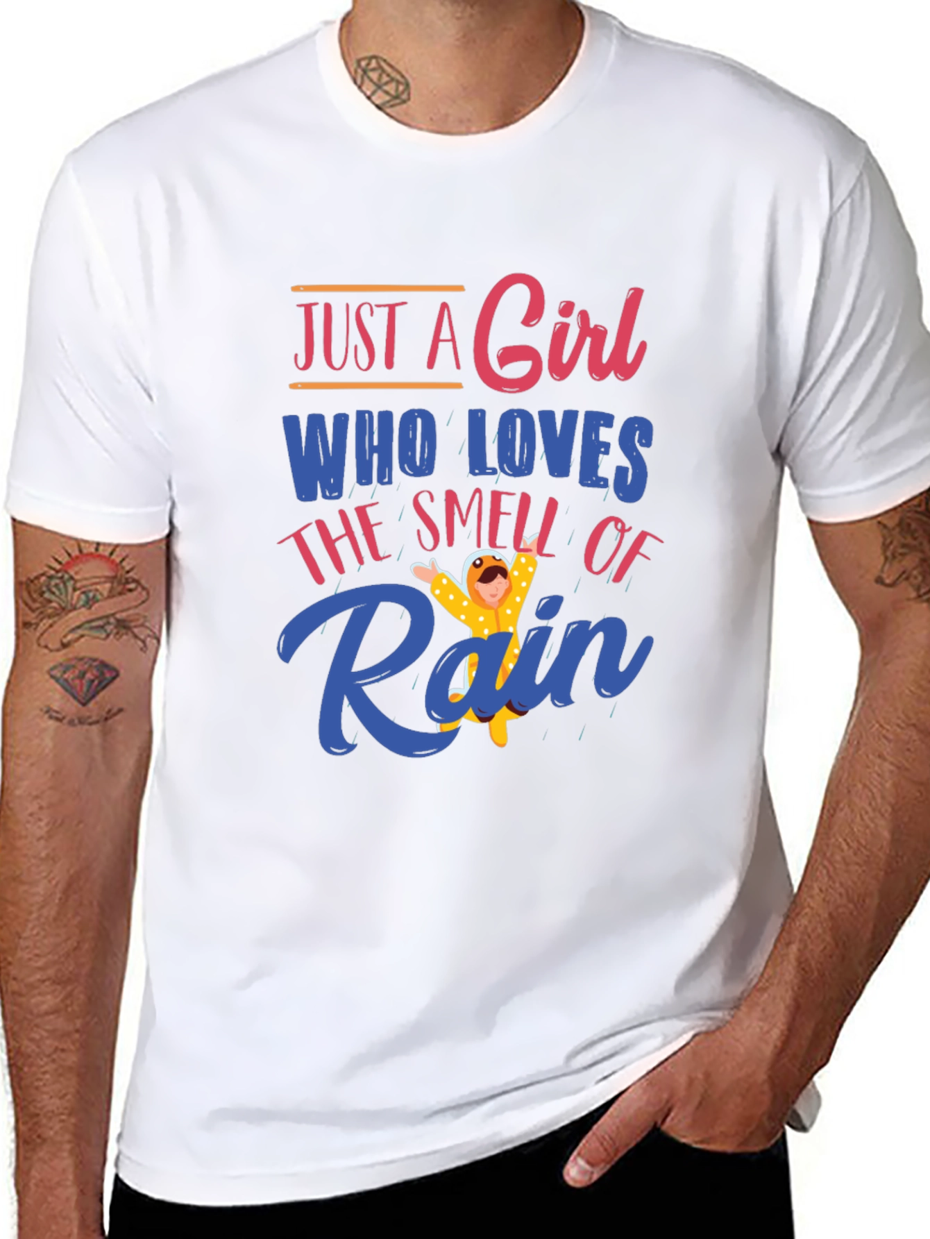 Girl Who Loves Rain T-Shirt