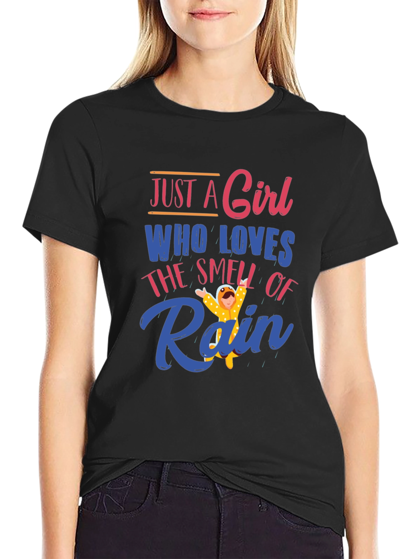 Girl Who Loves Rain T-Shirt