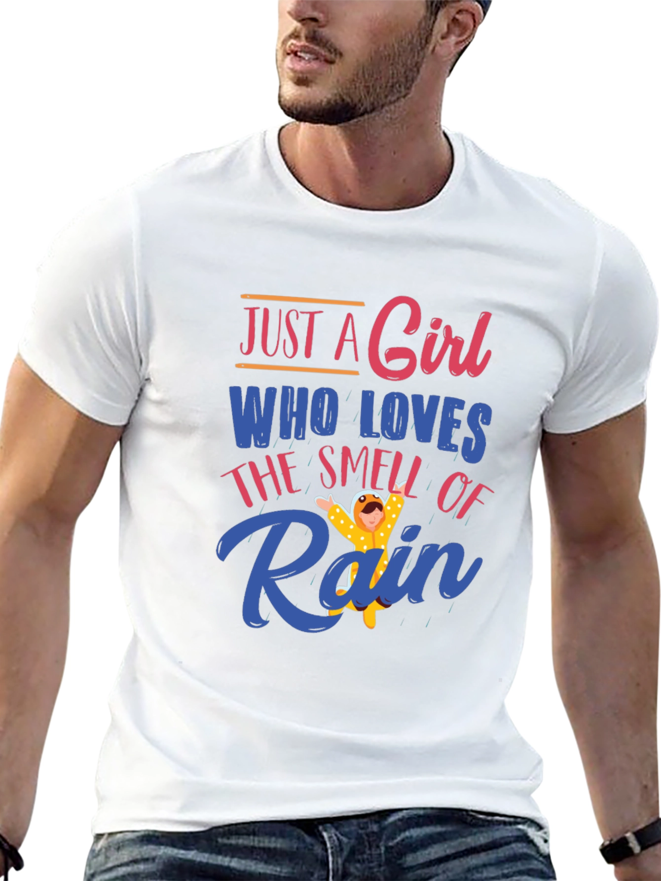Girl Who Loves Rain T-Shirt