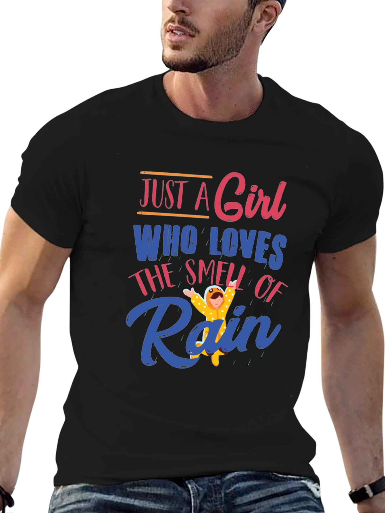 Girl Who Loves Rain T-Shirt
