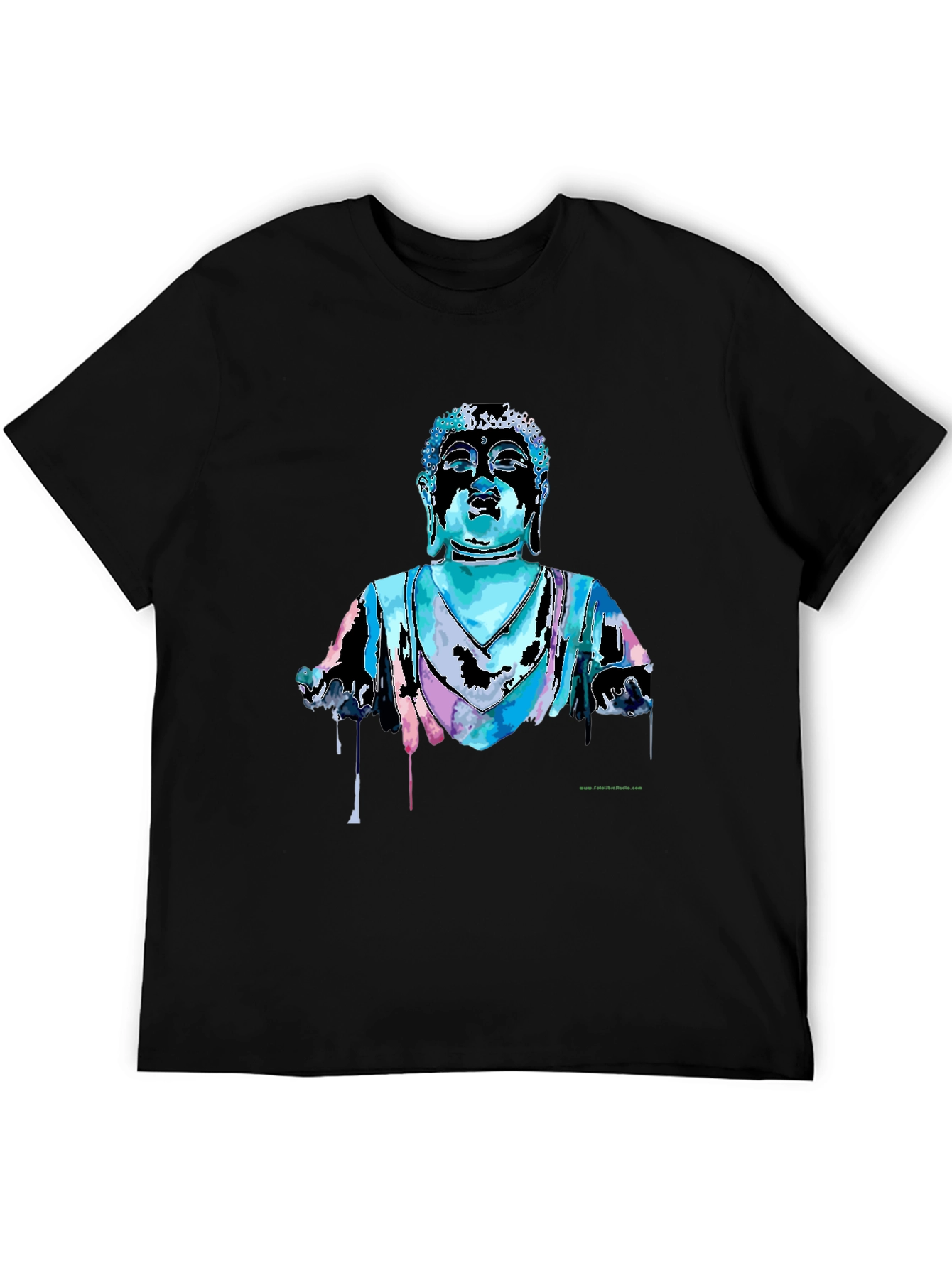 Buddha Graphic T-Shirt - Black