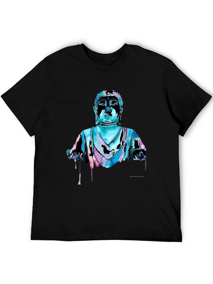 Buddha Graphic T-Shirt - Black