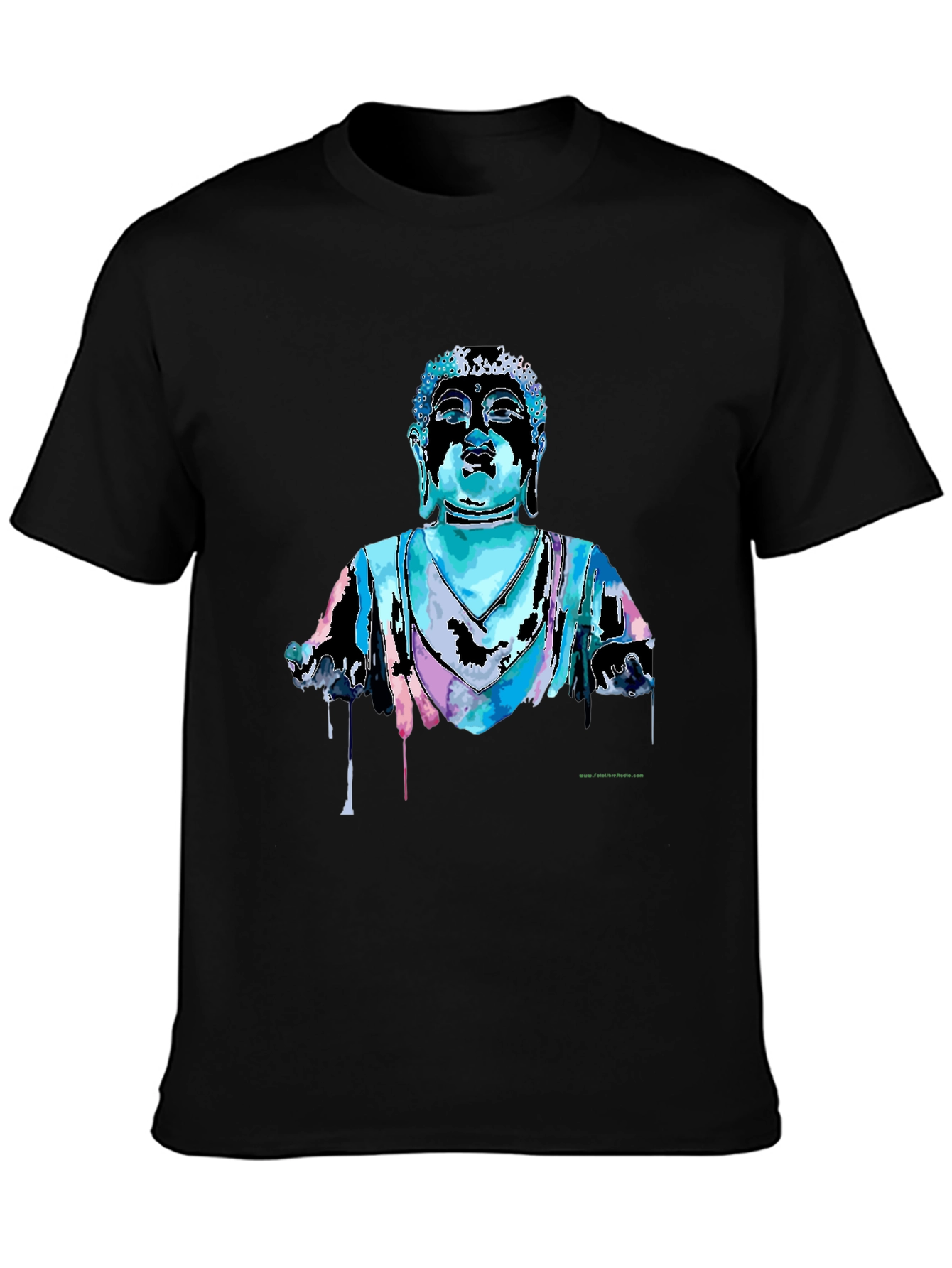 Buddha Graphic T-Shirt - Black