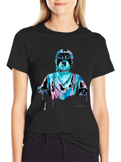 Buddha Graphic T-Shirt - Black