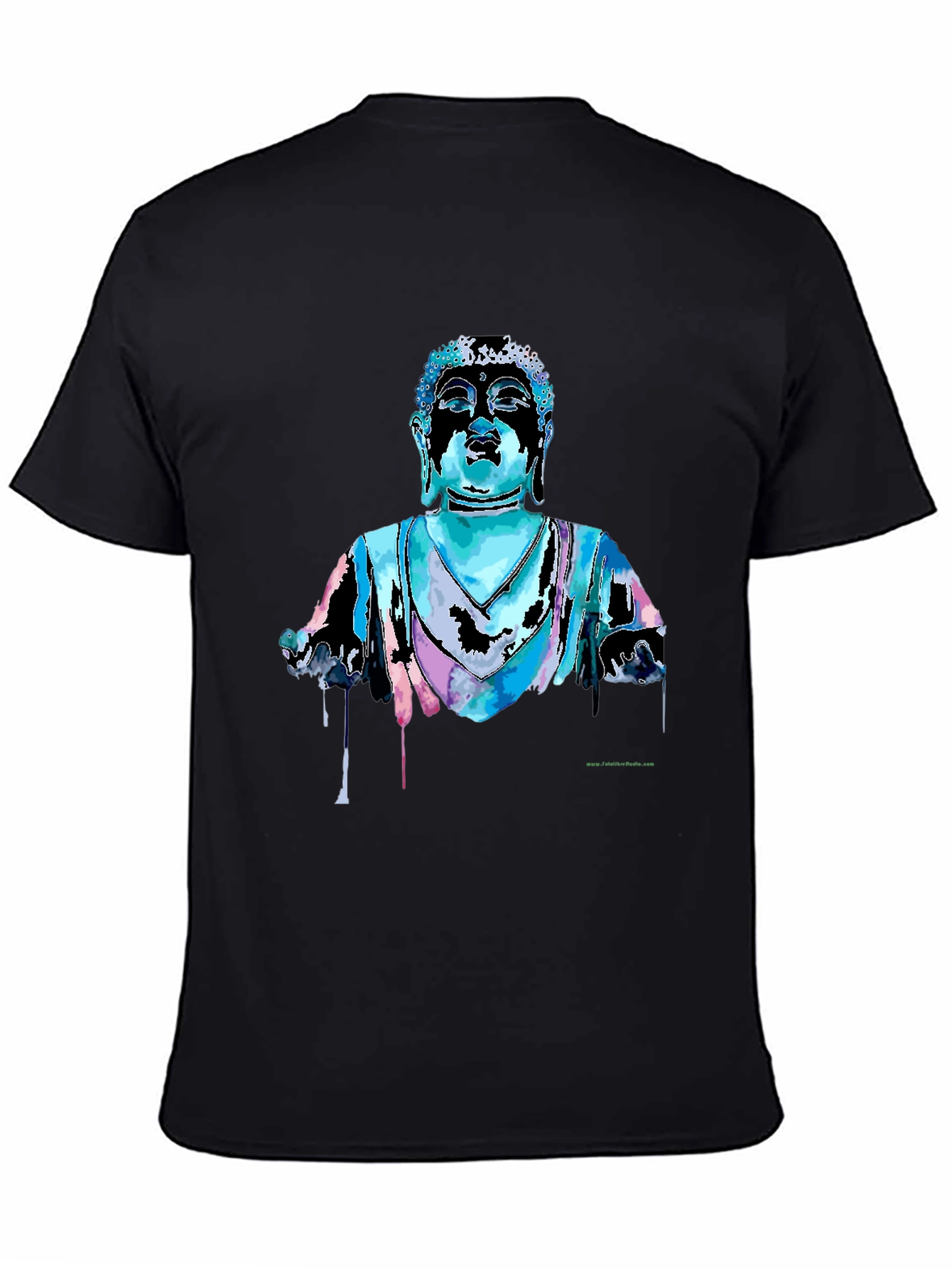 Buddha Graphic T-Shirt - Black