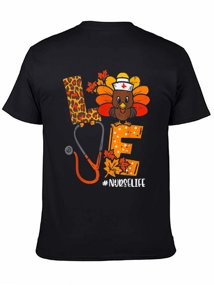 Nurse Life Turkey Thanksgiving T-Shirt