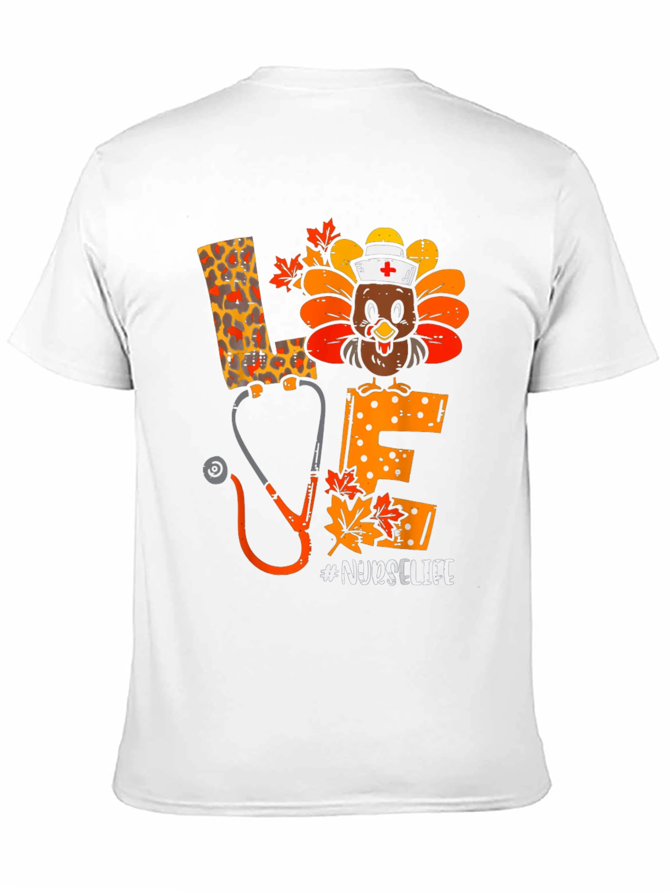 Nurse Life Turkey Thanksgiving T-Shirt