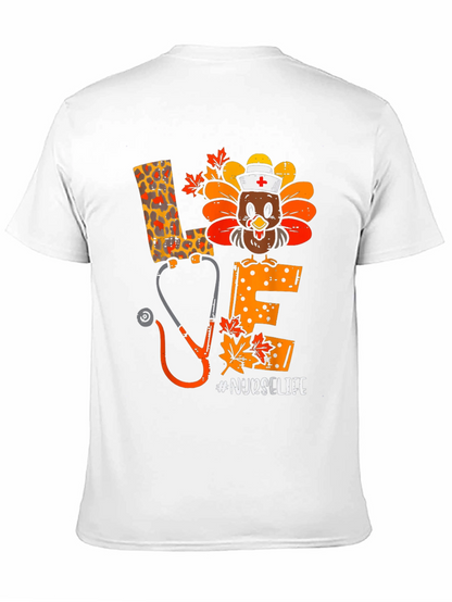 Nurse Life Turkey Thanksgiving T-Shirt
