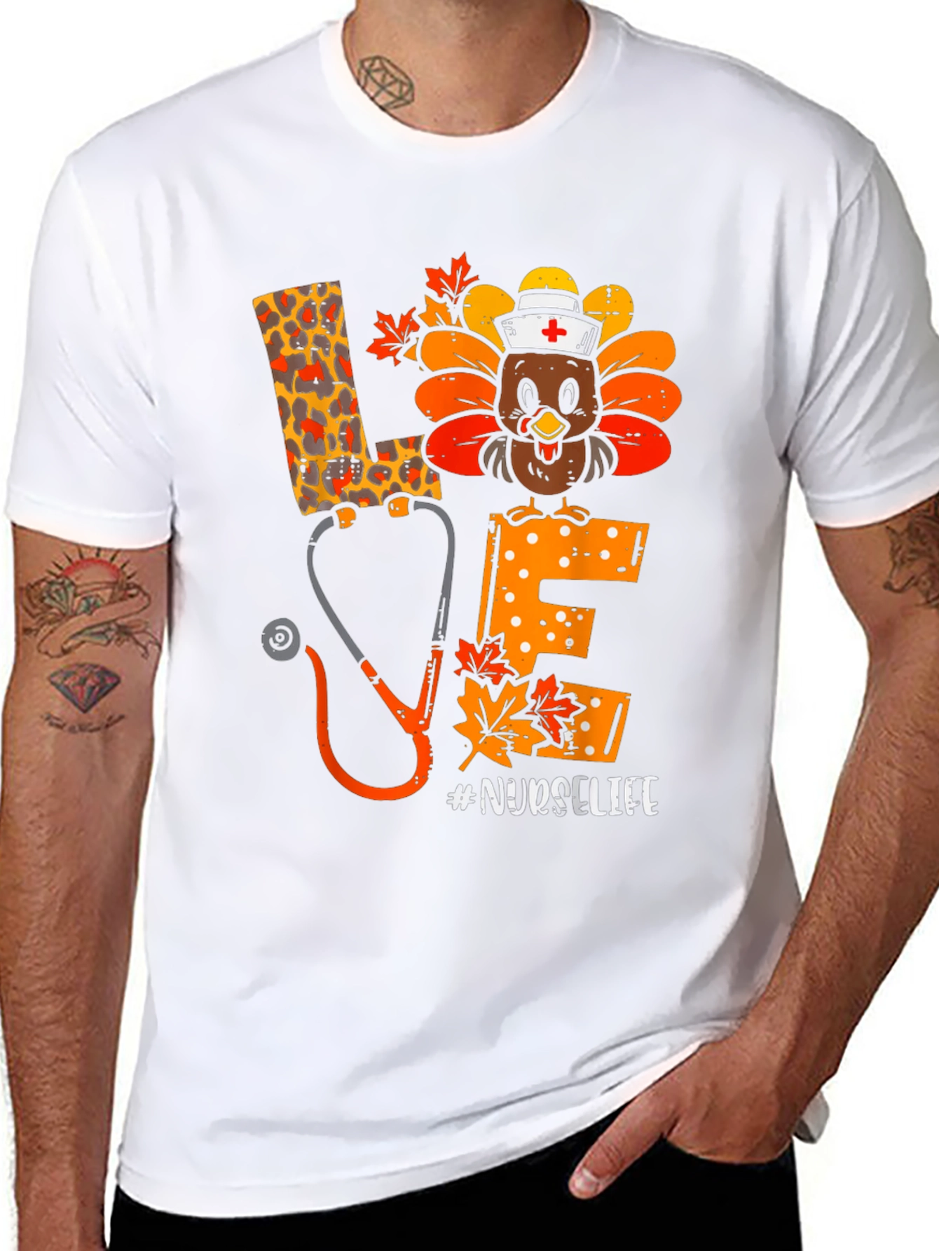 Nurse Life Turkey Thanksgiving T-Shirt