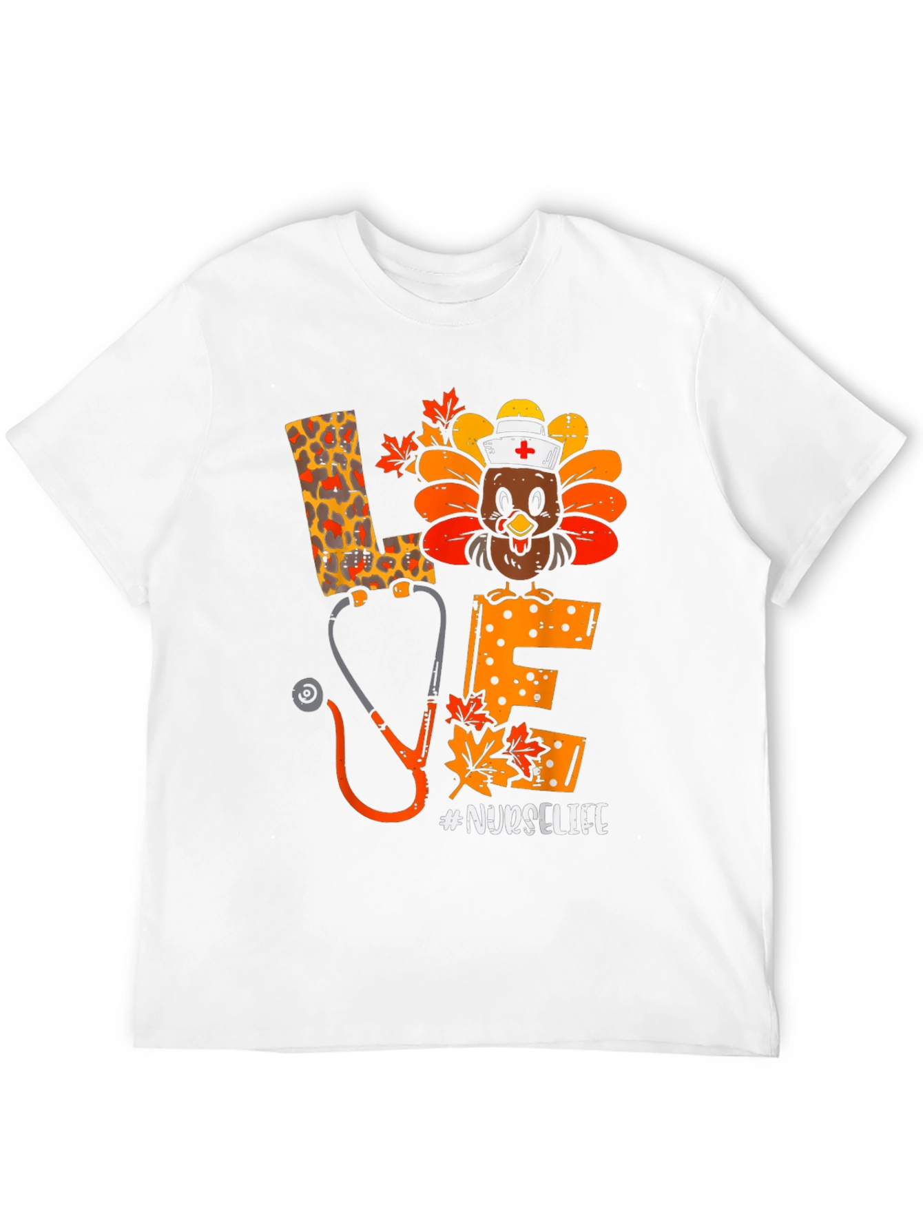 Nurse Life Turkey Thanksgiving T-Shirt