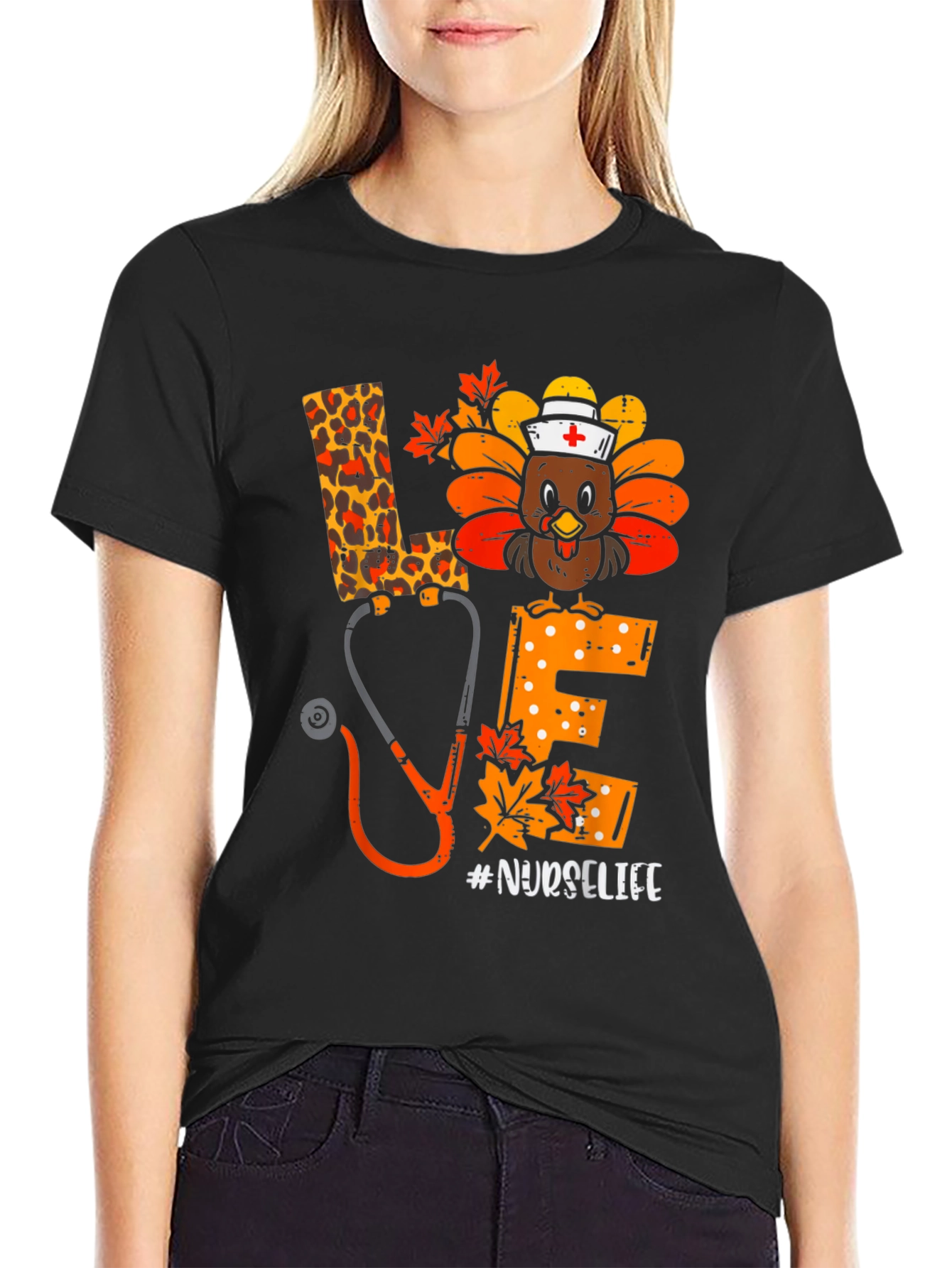 Nurse Life Turkey Thanksgiving T-Shirt