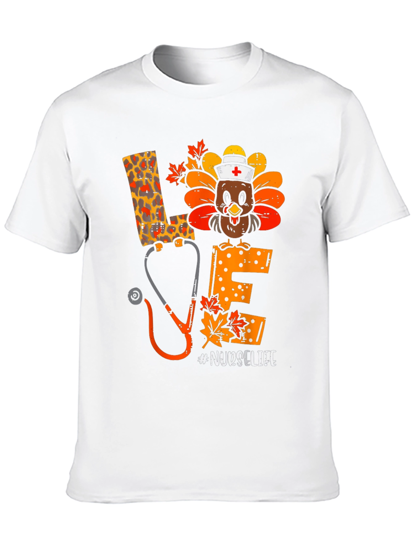 Nurse Life Turkey Thanksgiving T-Shirt