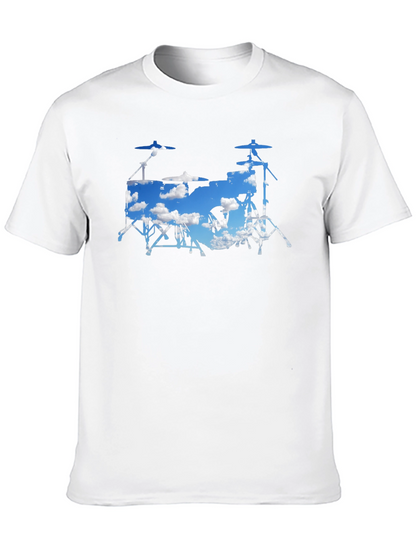 Drum Set Sky Graphic Tee