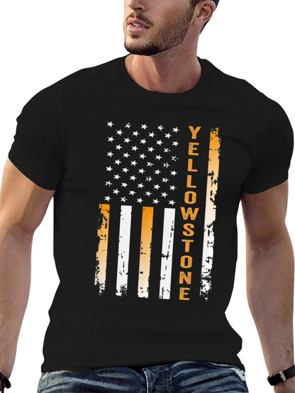 Yellowstone American Flag T-Shirt