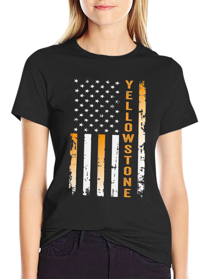 Yellowstone American Flag T-Shirt