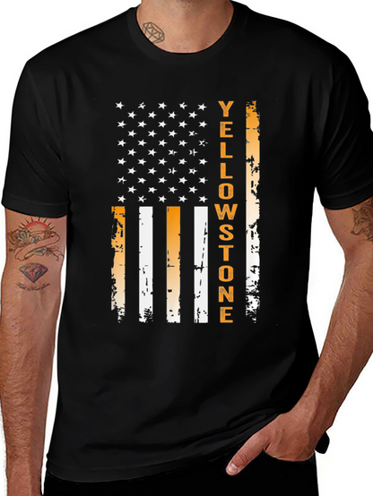 Yellowstone American Flag T-Shirt