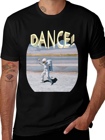 Astronaut Dance Graphic Tee - Soft Cotton Comfort