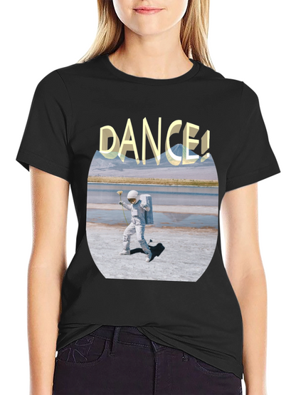 Astronaut Dance Graphic Tee - Soft Cotton Comfort