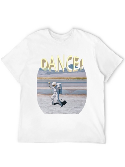 Astronaut Dance Graphic Tee - Soft Cotton Comfort