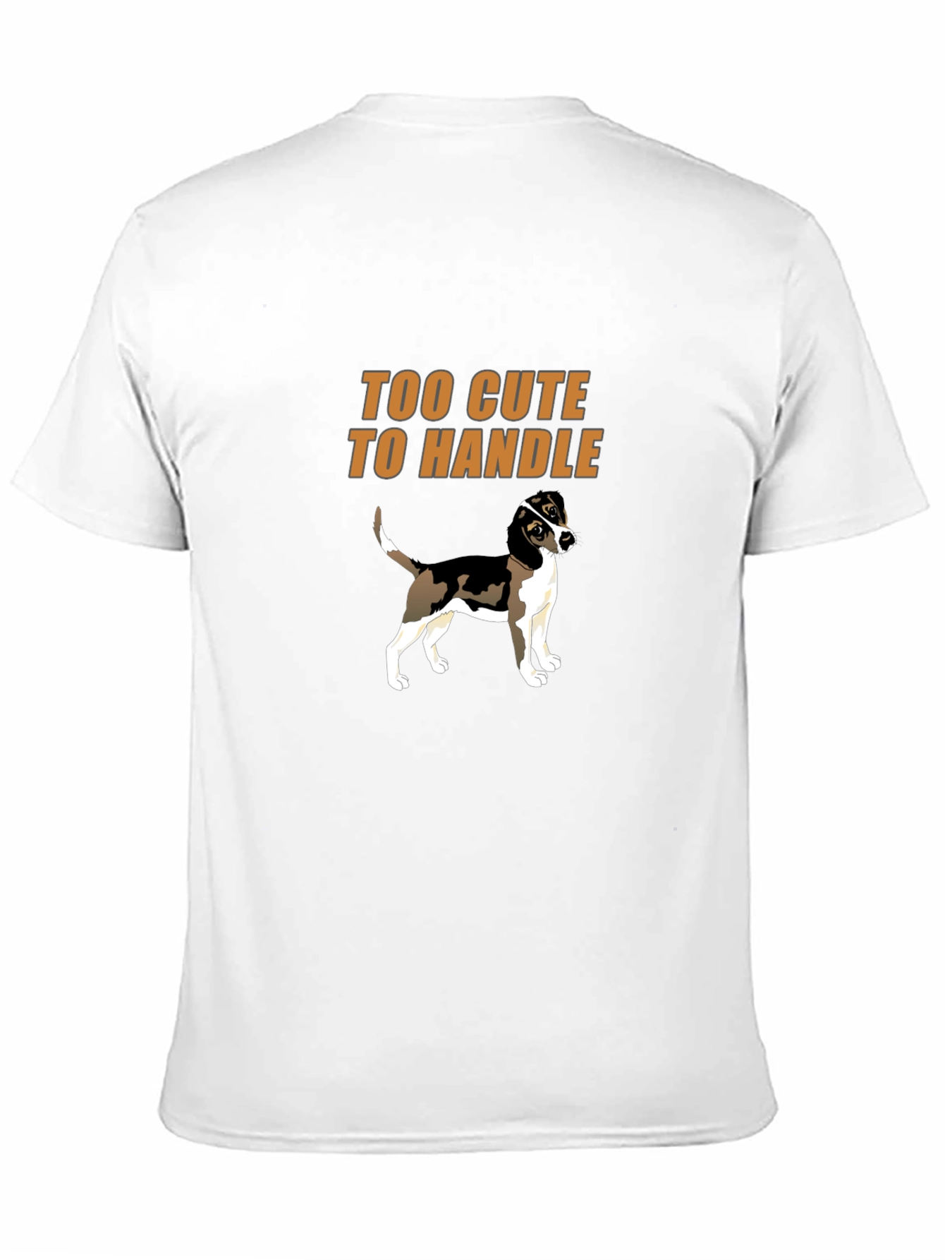 Too Cute To Handle Dog Graphic T-Shirt