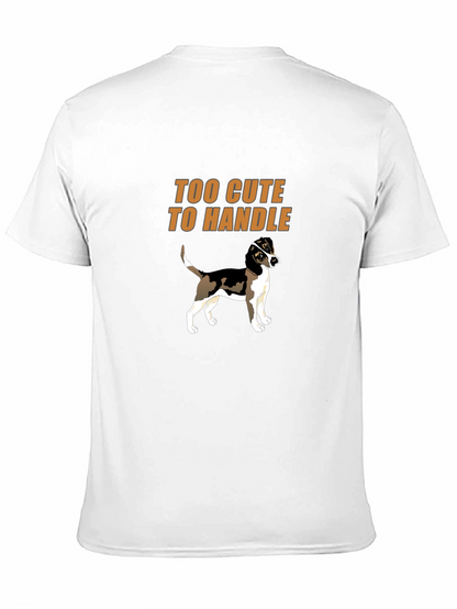 Too Cute To Handle Dog Graphic T-Shirt