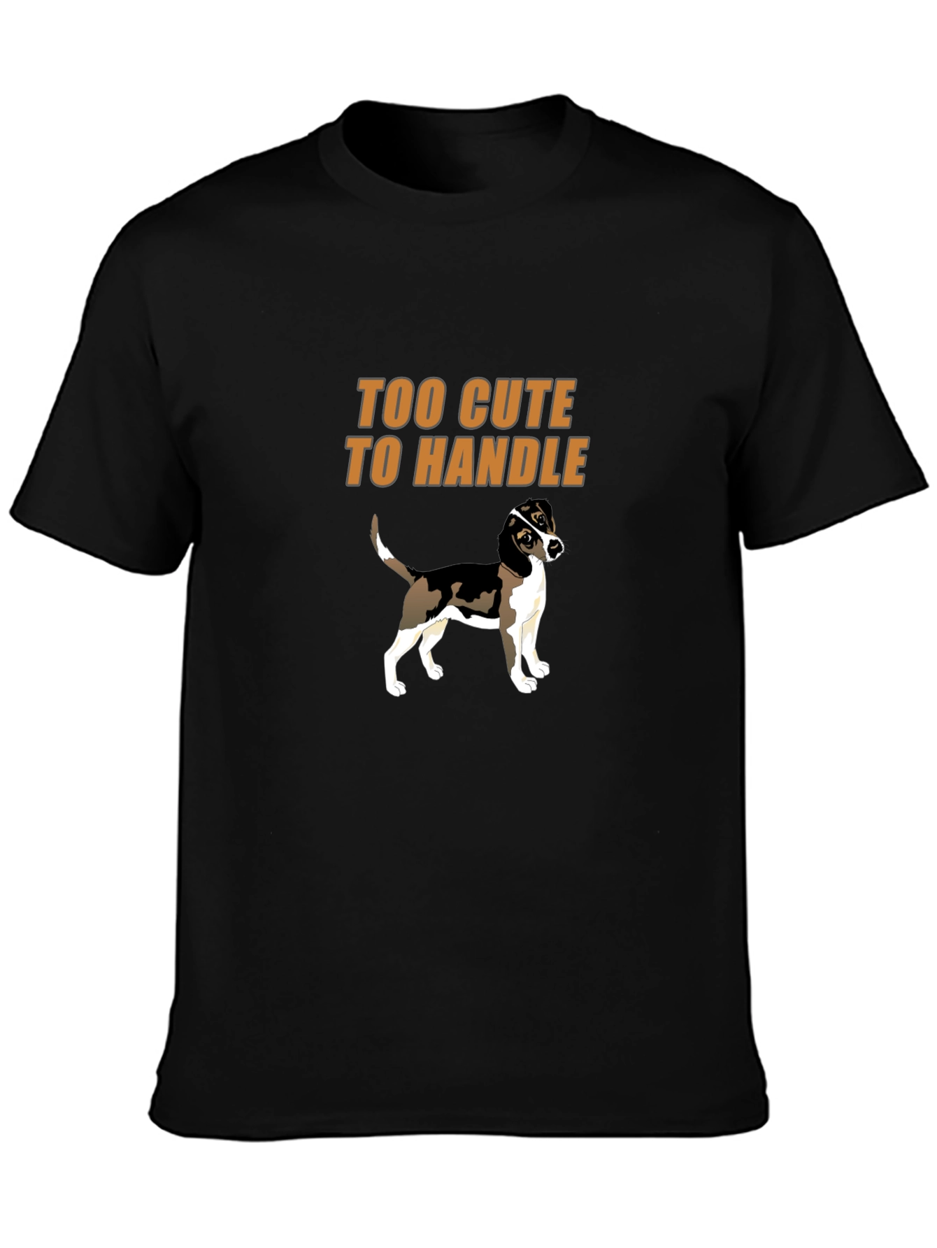 Too Cute To Handle Dog Graphic T-Shirt
