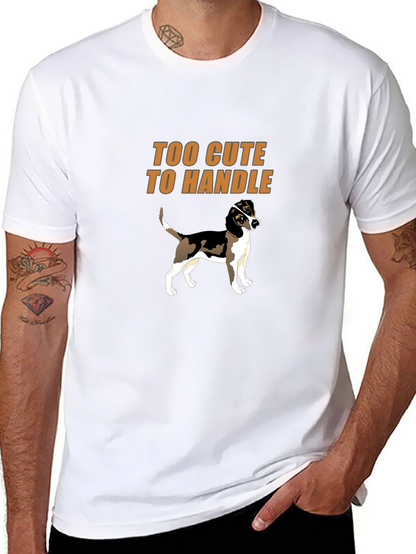 Too Cute To Handle Dog Graphic T-Shirt