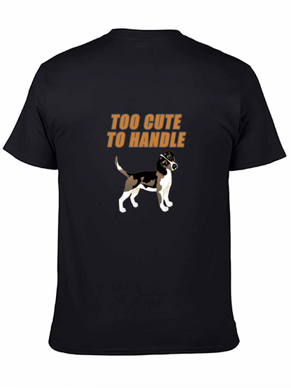 Too Cute To Handle Dog Graphic T-Shirt