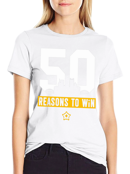 Reasons to Win Tee - Black Cotton Blend