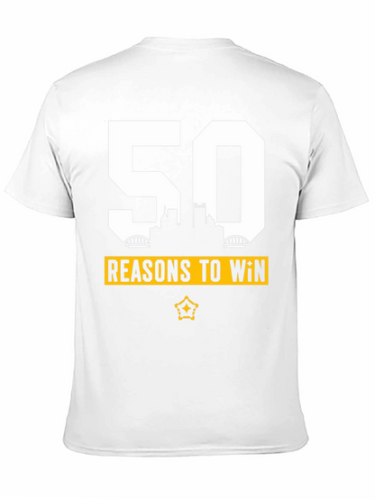 Reasons to Win Tee - Black Cotton Blend