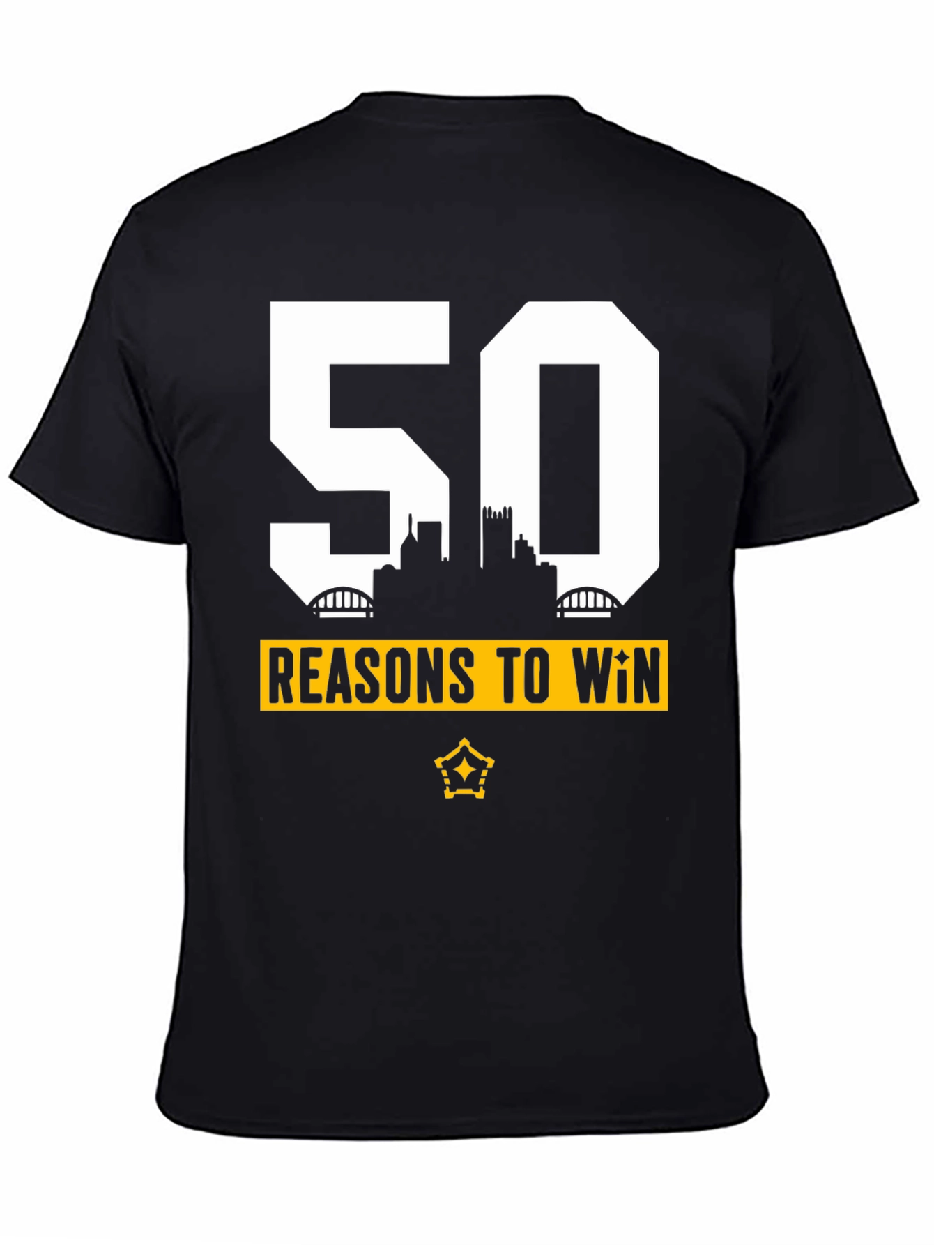 Reasons to Win Tee - Black Cotton Blend