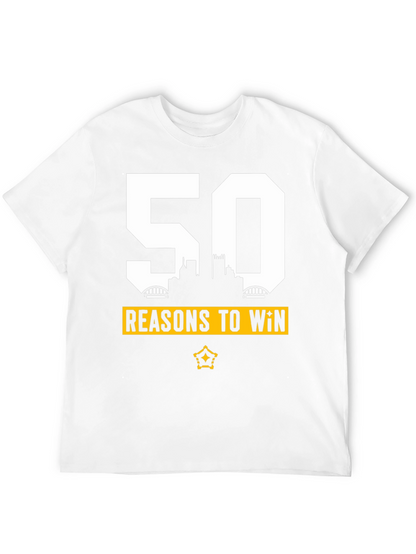 Reasons to Win Tee - Black Cotton Blend