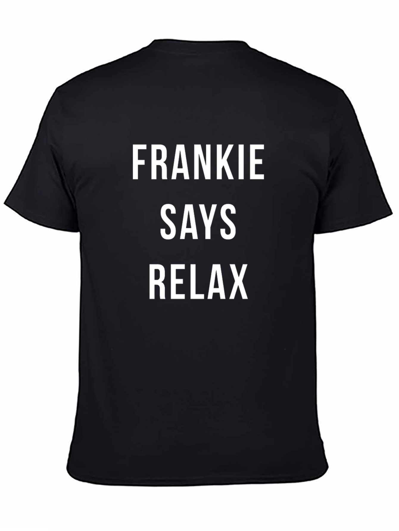 Frankie Says Relax Graphic Tee - Classic Black T-Shirt