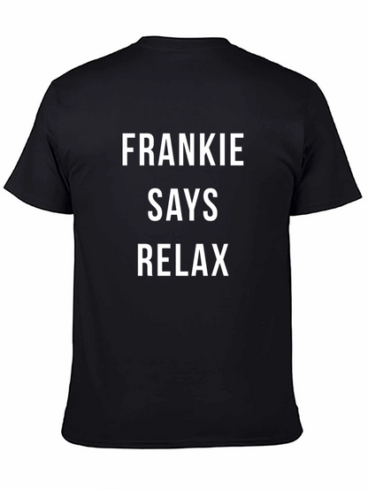 Frankie Says Relax Graphic Tee - Classic Black T-Shirt