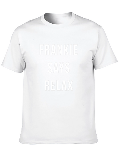 Frankie Says Relax Graphic Tee - Classic Black T-Shirt
