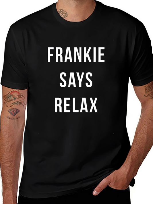 Frankie Says Relax Graphic Tee - Classic Black T-Shirt