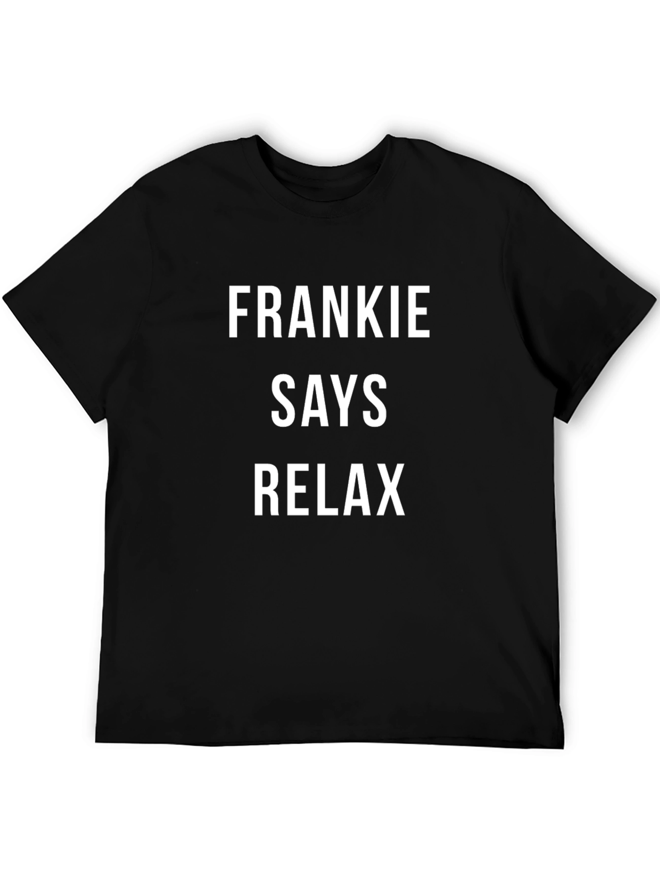 Frankie Says Relax Graphic Tee - Classic Black T-Shirt
