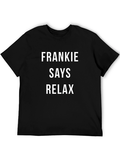Frankie Says Relax Graphic Tee - Classic Black T-Shirt
